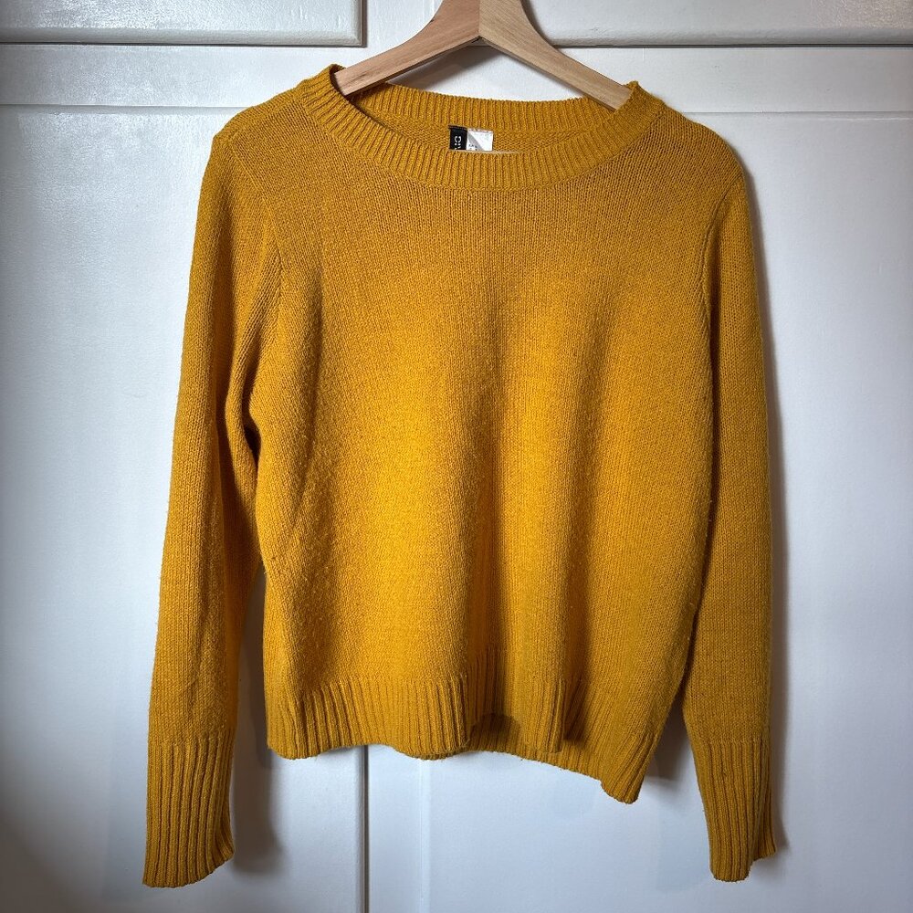 Cotton Mustard Yellow Sweater